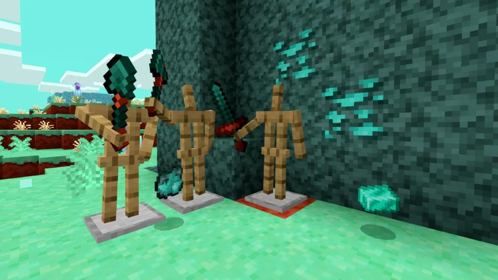 Siftium armor and mineral in The Sift Dimension addon