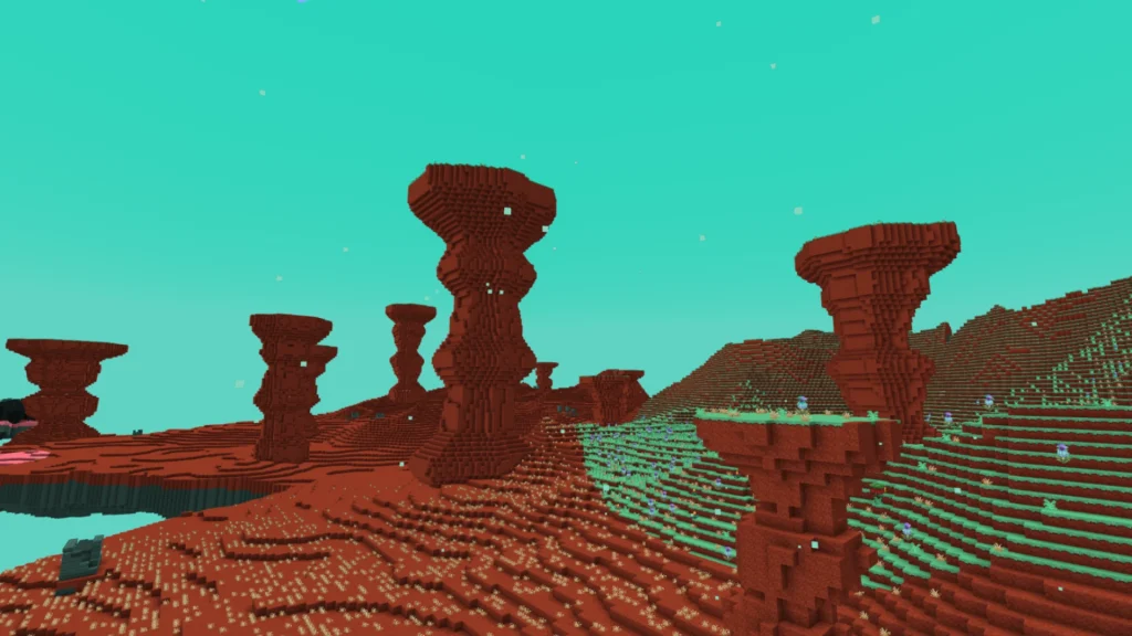 Singer Canyon mega biome in The Sift Dimension addon