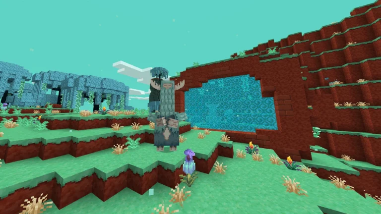 Singer Meadow biome in The Sift Dimension addon