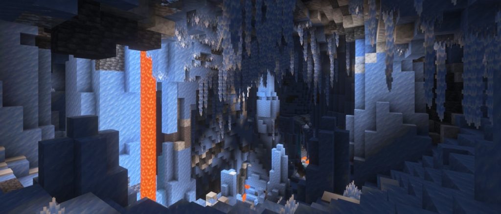 Minecraft Bedrock 26.60 Ice Caves drop official preview artwork