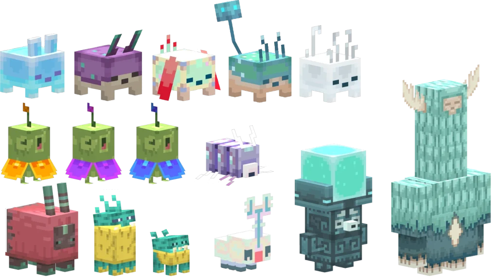 The Sift Dimension addon new mobs, the Sifters